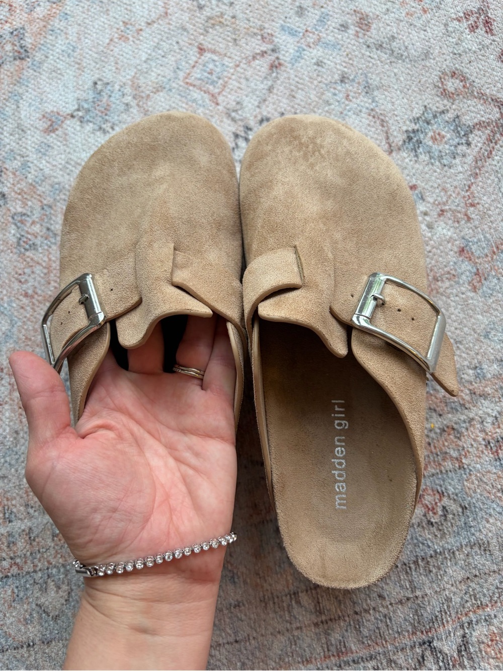 8.5 • Madden Girl cutie pie women's platform slip-on clogs - Picture 6 of 7